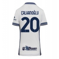 Maglia Calcio Inter Milan Hakan Calhanoglu #20 Seconda Divisa Donna 2024-25 Manica Corta